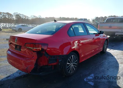 2017 Volkswagen Jetta 1.8T Sport z USA, uszkodzony, nr VIN 3VWD17AJ0HM391851
